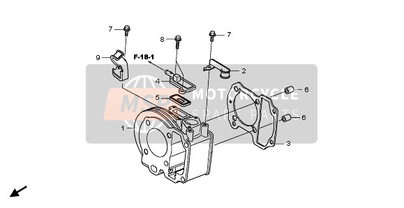 Honda NHX110WH 2009 CYLINDER for a 2009 Honda NHX110WH